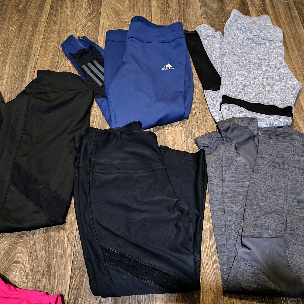 Adidas Kids Blue Leggings